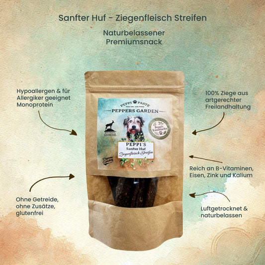 PEPPI'S Sanfter Huf - Ziegenfleisch Streifen