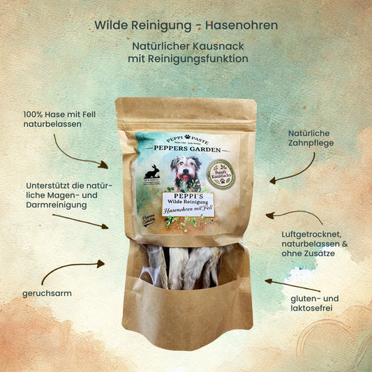 PEPPI'S Wilde Reinigung - Hasenohren mit Fell