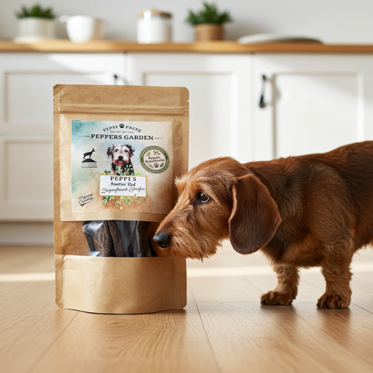 PEPPI'S Sanfter Huf – Ziegenfleisch Streifen | Monoprotein | Hypoallergen