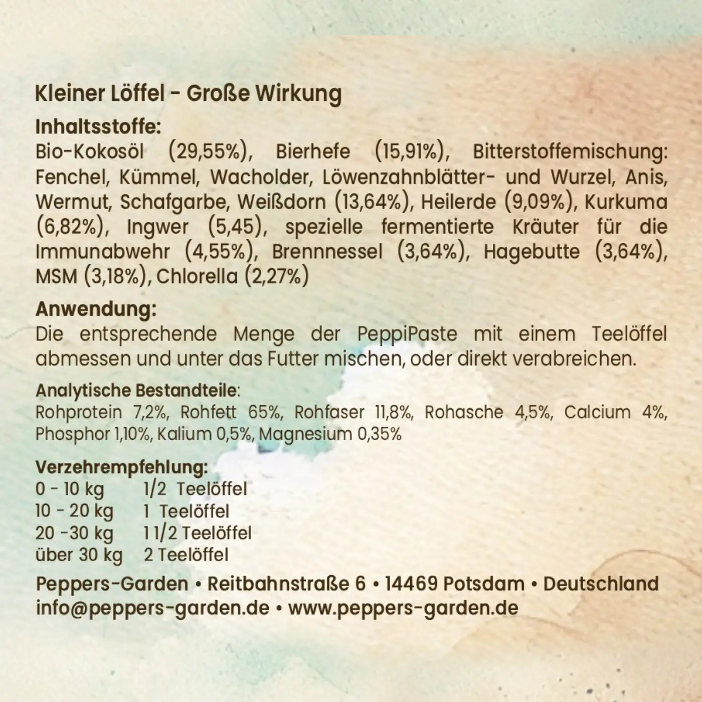 PeppiPaste - Immunpower | Natürliche Immunstärkung für Hunde | 220g