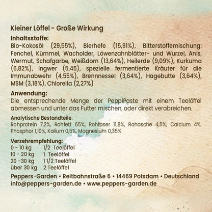 PeppiPaste - Immunpower | Natürliche Immunstärkung für Hunde | 220g