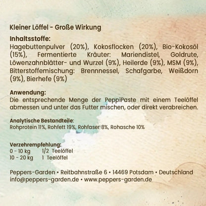 PeppiPaste - Katzenpower | Natürliche Nahrungsergänzung für Katzen | 220g