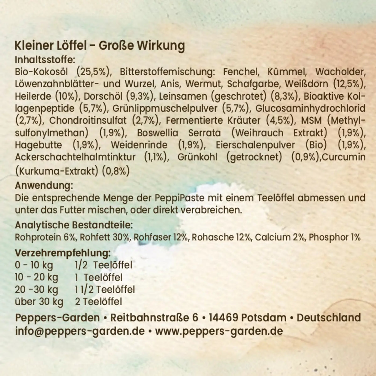 PeppiPaste - Knochenpower | Natürliche Gelenk- & Knochenpflege für Hunde | 220g