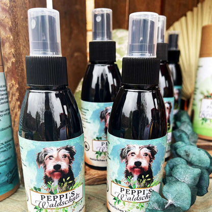 Peppis Waldschutz – Natürlicher Zeckenschutz Spray für Hunde - Peppers-Garden