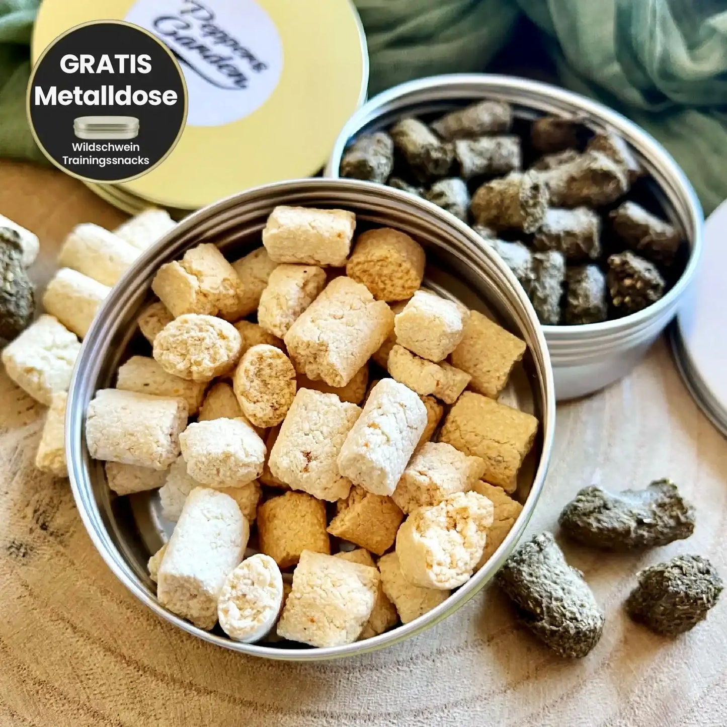 GRATIS Metalldose | Peppis Pfotenfreude Geschenkbox – Kokosglück + Waldschutz Zeckenspray