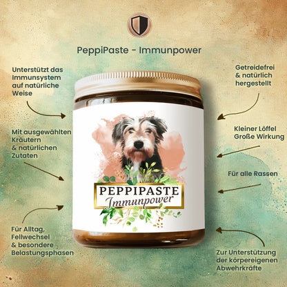 PeppiPaste - Immunpower | Natürliche Immunstärkung für Hunde | 220g