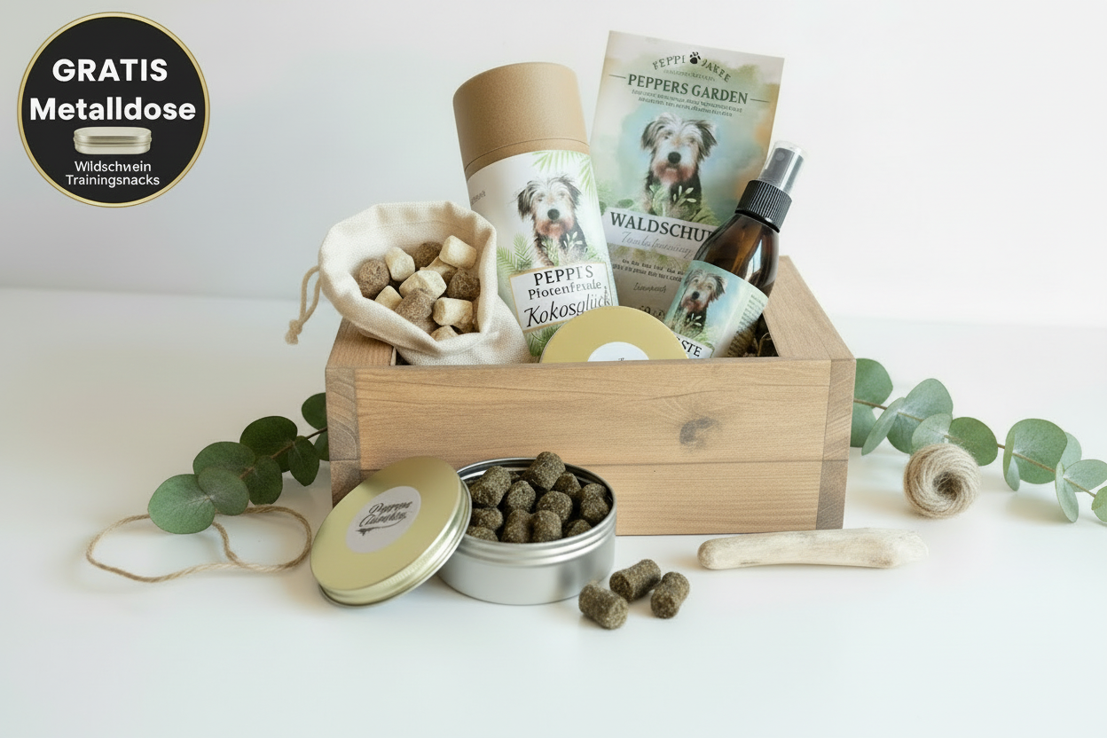 Produktarrangement von oben – Editorial Stil