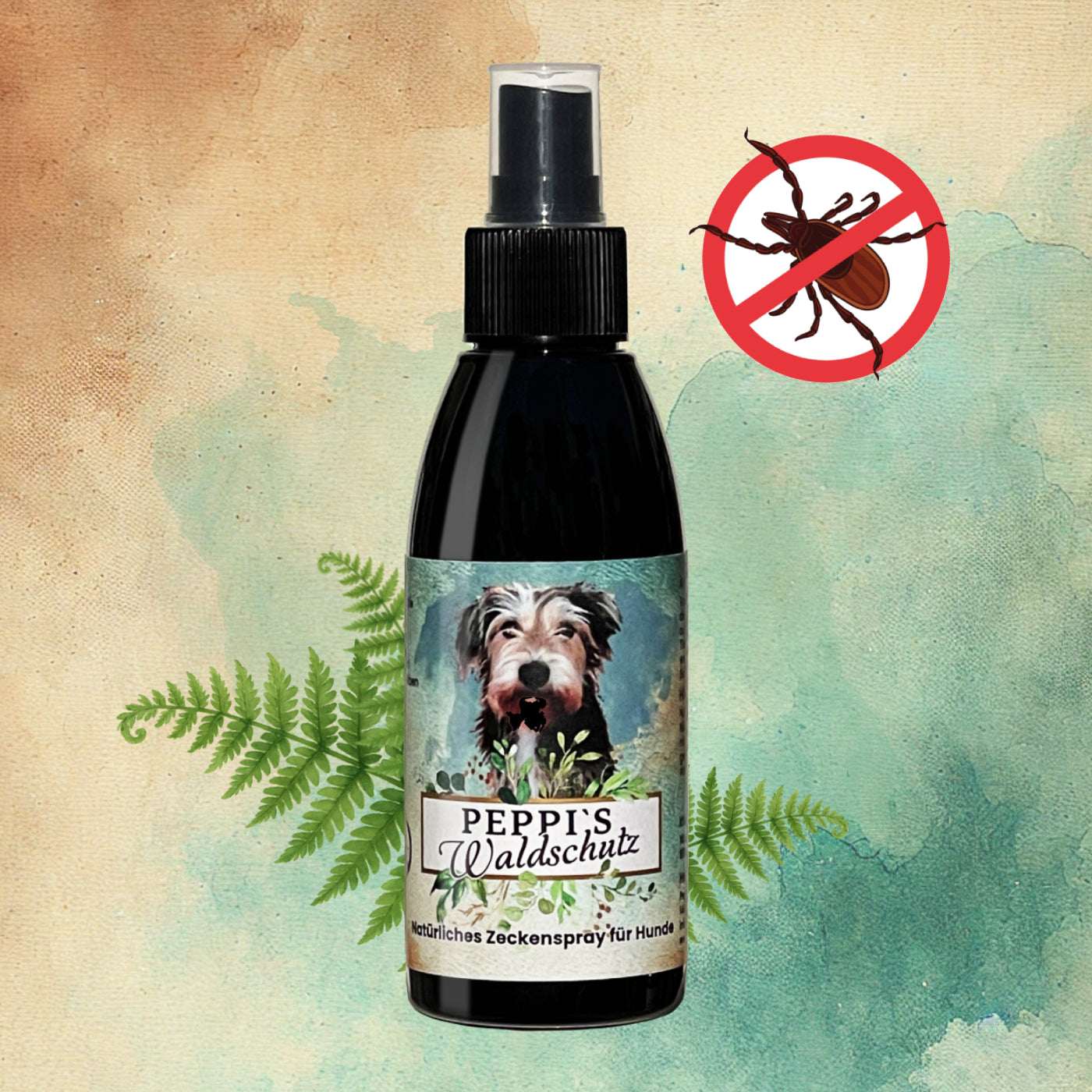 Peppis Waldschutz – Natürlicher Zeckenschutz Spray für Hunde - Peppers-Garden